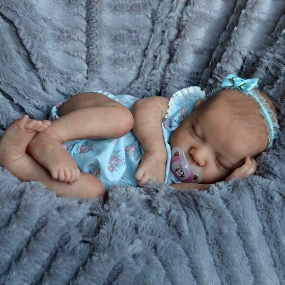 Charex Lifelike Reborn Baby Dolls - 18 Inch Realistic Newborn Baby Girl, Real B - Picture 1 of 15